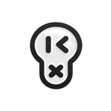 Cheekbonez Pin White