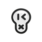 Cheekbonez Pin White