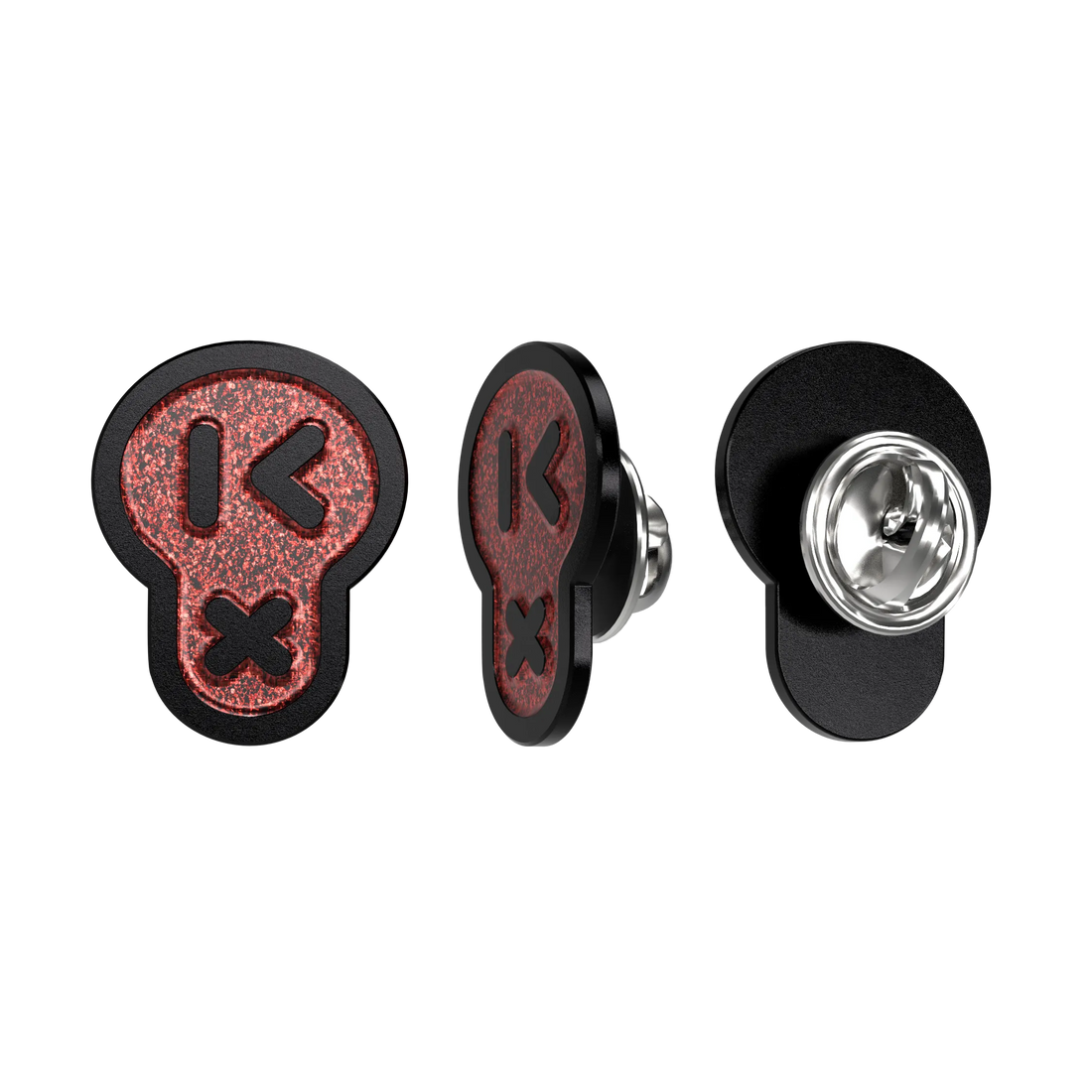 Cheekbonez Pin Sparkle Red